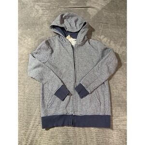 LOGG H&M Label Of Graded Goods Men's Gray Full Zip Drawstring Jacket Size 8-10